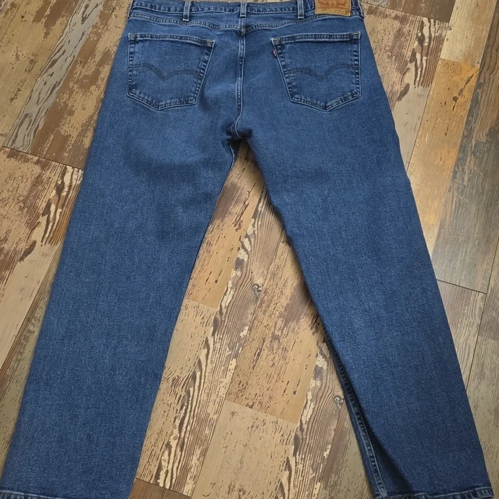 Levi's 505 Straight Leg Denim Blue Jeans Mens Size 38x30‎